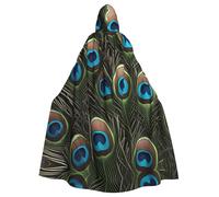 HJFCZH Capa con capucha para adultos con imagen de pavo real fresco que garantiza un fácil cuidado y un uso duradero