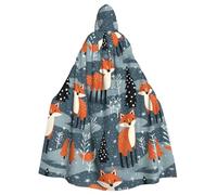 HJFCZH Capa con capucha para adultos de Fox in the Snow Picture Halloween que garantiza un fácil cuidado y un uso duradero