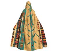 HJFCZH Capa con capucha para adultos de la antigua tribu del Egipto para varios escenarios de fiesta y carnaval