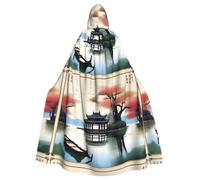 HJFCZH Capa con capucha para adultos de The Four Seasons of Picture para Halloween, juego de rol