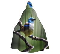 HJFCZH Capa etérea con capucha de pájaro ruiseñor de Halloween para adultos que garantiza un fácil cuidado y un uso duradero