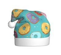 HJFCZH Delicioso gorro de Navidad con estampado de donas para adultos, para Navidad, Halloween, Año Nuevo, ventas, promociones