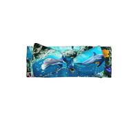 HJFCZH Diadema con lazo para bebé con estampado de delfín bajo el agua, adorable accesorio para recién nacidos para sesiones de fotos dulces y baby showers
