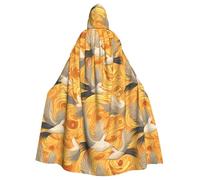 HJFCZH Dove Sun Art - Capa con capucha para adultos con estampado artístico de Halloween para varios entornos de fiesta y carnaval