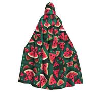 HJFCZH Dream Watermelon - Capa con capucha para adultos con estampado de sandía para varios entornos de fiesta y carnaval