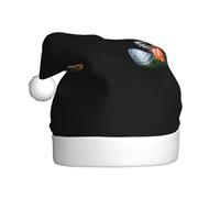 HJFCZH El pequeño conejo busca huevos de Pascua con impresión de sombrero de Navidad para adultos, por lo que es un regalo divertido y duradero para hombres y mujeres