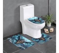 HJFCZH Flying Dragon Prints - Juego de 3 alfombras de baño de 24 x 16 pulgadas, alfombras de microfibra de felpa para una absorción superior y seguridad antideslizante