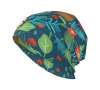 HJFCZH Follow Your Dreams - Gorro de punto con estampado de perezoso para adultos, para la vida cotidiana, en casa, salir, color negro