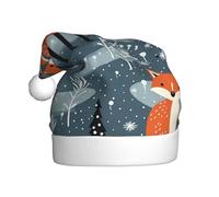 HJFCZH Fox in the Snow - Gorro de Navidad para adultos, para Navidad, Halloween, Año Nuevo, ventas, promociones