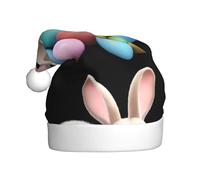 HJFCZH Gorro de Navidad con estampado de conejo dormido de huevo de Pascua para adultos, por lo que es un regalo divertido y duradero para hombres y mujeres