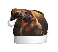 HJFCZH Gorro de Navidad con estampado de perro pastor alemán para Navidad, Halloween, Año Nuevo, ventas, promociones