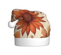 HJFCZH Hermoso sombrero de Navidad con estampado floral para adultos, por lo que es un regalo divertido y duradero para hombres y mujeres