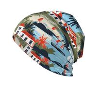 HJFCZH Island of Cuba - Gorro de punto con estampado de isla de Cuba para adultos, para la vida cotidiana, en casa, salir, color negro