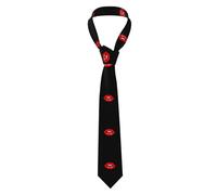 HJFCZH Kiss the lips - Corbata estampada para hombre, suave y cómoda, no se deforma, resistente a la decoloración, duradera (57 x 3.1 pulgadas)