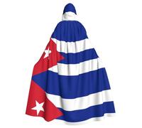 HJFCZH La capa con capucha para adultos con estampado de bandera cubana es una capa súper grande, cómoda y duradera