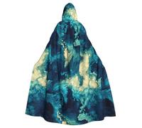 HJFCZH La capa con capucha para adultos con estampado de mapa del mundo abstracto es una capa súper grande, cómoda y duradera