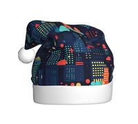 HJFCZH New York Night View - Sombrero de Navidad para adultos para Navidad, Halloween, Año Nuevo, ventas, promociones