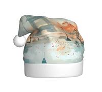 HJFCZH Paris Street Eiffel Tower - Gorro de Navidad para adultos, lo que lo convierte en un regalo divertido y duradero para hombres y mujeres