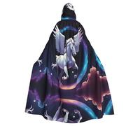 HJFCZH Pegasus In The Galaxy - Capa con capucha para adultos, diseño de Halloween