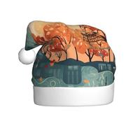 HJFCZH Sombrero de Navidad con diseño de árbol de la ciudad de París para adultos, lo que lo convierte en un regalo divertido y duradero para hombres y mujeres