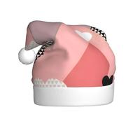 HJFCZH Sombrero de Navidad con estampado abstracto de gráficos de amor para adultos, por lo que es un regalo divertido y duradero para hombres y mujeres