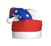 HJFCZH Sombrero de Navidad con estampado de bandera de Chile para adultos, por lo que es un regalo divertido y duradero para hombres y mujeres
