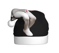 HJFCZH Sombrero de Navidad con estampado de Cupido disparando en amor para adultos, por lo que es un regalo divertido y duradero para hombres y mujeres