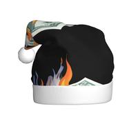 HJFCZH Sombrero de Navidad con estampado de deseo ardiente para adultos, por lo que es un regalo divertido y duradero para hombres y mujeres