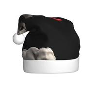 HJFCZH Sombrero de Navidad con estampado de elefante comiendo chile para adultos, por lo que es un regalo divertido y duradero para hombres y mujeres