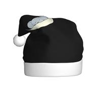 HJFCZH Sombrero de Navidad con estampado de elefante en la tetera para adultos, por lo que es un regalo divertido y duradero para hombres y mujeres