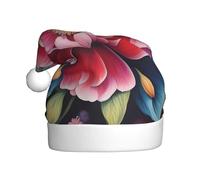 HJFCZH Sombrero de Navidad con estampado de flores y diamantes para adultos, para Navidad, Halloween, Año Nuevo, ventas, promociones