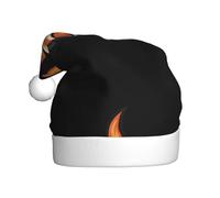 HJFCZH Sombrero de Navidad con estampado de fuego ardiente para adultos, por lo que es un regalo divertido y duradero para hombres y mujeres