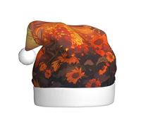 HJFCZH Sombrero de Navidad con estampado de girasoles amarillos al atardecer para adultos, para Navidad, Halloween, Año Nuevo, ventas, promociones