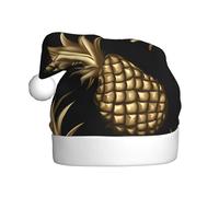 HJFCZH Sombrero de Navidad con estampado de piña dorada para adultos, para Navidad, Halloween, Año Nuevo, ventas, promociones
