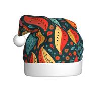 HJFCZH Sombrero de Navidad con estampado de raíces mexicanas cultivadas para adultos, suave, ligero, para fiestas de vacaciones