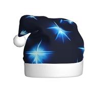 HJFCZH Sombrero de Navidad con imagen de estrella azul de dibujos animados, duradero para adultos, para Halloween, Navidad, Año Nuevo