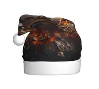 HJFCZH Sombrero de Navidad con imagen de fútbol petardo duradero para adultos para Halloween, Navidad, Año Nuevo