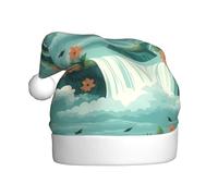 HJFCZH Sombrero de Navidad estampado de Niagara Falls para adultos, suave, ligero, para fiestas de vacaciones