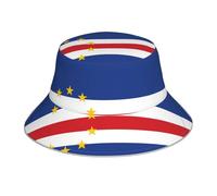 HJFCZH Sombrero reflectante con estampado de bandera de Cabo Verde para hombres y mujeres para viajes, camping, actividades al aire libre
