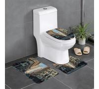 HJFCZH Streets of New York City Prints - Juego de 3 alfombras de baño de 24 x 16 pulgadas, ultra suaves y absorbentes para mayor comodidad y estilo