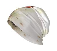 HJFCZH The Squirrel Gathering Nuts Picture - Gorro de punto para adultos, elástico, cálido, para hombres y mujeres, color negro