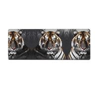 HJFCZH Tiger at rest - Alfombrilla de mouse grande de 30,5 x 80 cm