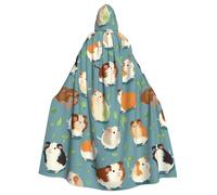 HJFCZH Un ratón aturdido imprime una capa con capucha para adultos para varios entornos de fiesta y carnaval