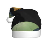 HJFCZH Una oruga escondida de la lluvia, sombrero de Navidad duradero para adultos para Halloween, Navidad, Año Nuevo
