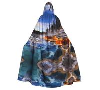 HJFCZH Yellowstone National Park - Capa con capucha para adultos con estampado de Halloween