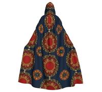 Hjfieryf Capa con capucha con estampado Whispers Of The Wind, capa de longitud completa para adultos, para fiestas, disfraces de cosplay, juego de escenario
