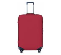 HJFIERYF Funda de equipaje de viaje amarilla con piel de tigre, protector personalizado para maleta, resistente al polvo y los arañazos, Rojo tango, M, Maleta