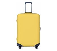 HJFIERYF Funda de equipaje de viaje amarilla con piel de tigre, protector personalizado para maleta, resistente al polvo y los arañazos, amarillo girasol, M, Maleta