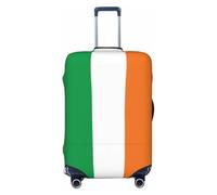 HJFIERYF Funda de equipaje de viaje con estampado de bandera de Renania del Norte, Westfalia y patrones personalizados, resistente al polvo y a los arañazos, Bandera de Irlanda, M, Maleta