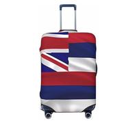 HJFIERYF Funda de equipaje de viaje con estampado de bandera de Renania del Norte, Westfalia y patrones personalizados, resistente al polvo y a los arañazos, Bandera de Hawaii Americana, XL, Maleta